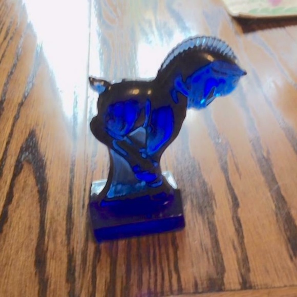 Longaberger HCA Heisey Pony Set Kicking & Rearing - Picture 2 of 4